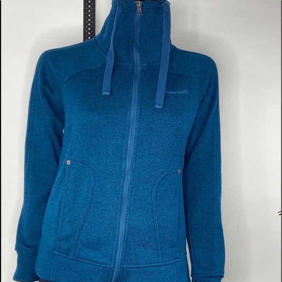 Avalanche Thumb Holes Fleece Lined Mock Jacket Sm - Picture 2 of 11
